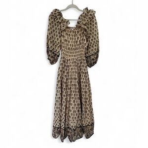 Cleobella Cream Maxi Dress with Sunflower Detail, XS/S